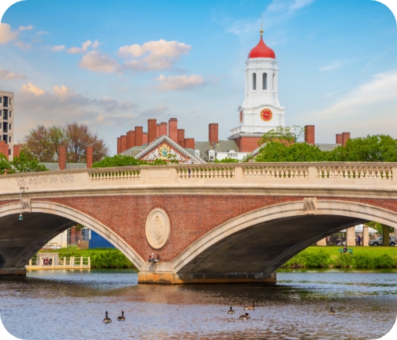 Doctor Crowley Le with her husband and three children with palm trees in the background