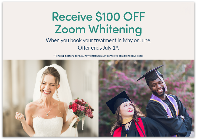 100 dollars off zoom teeth whitening offer.
